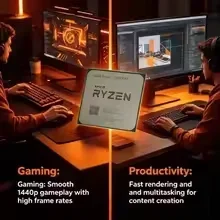 AMD 라이젠 7 5700X3D 게이밍 CPU, 8코어 - Amd Cpu Ryzen 7 리뷰 및 가격