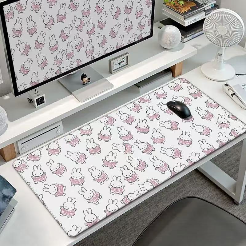 귀여운 미피 토끼 대형 마우스 패드 카와이 토끼 헤드폰 - Gaming Keyboard Nearby 리뷰 및 가격