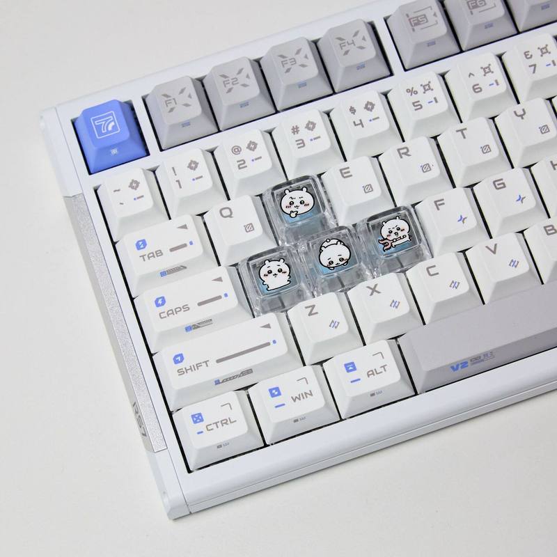 Chiikawa 4 Pcs 수제 투명 Pc 백라이트 맞 - Gaming Keyboard Nearby 리뷰 및 가격