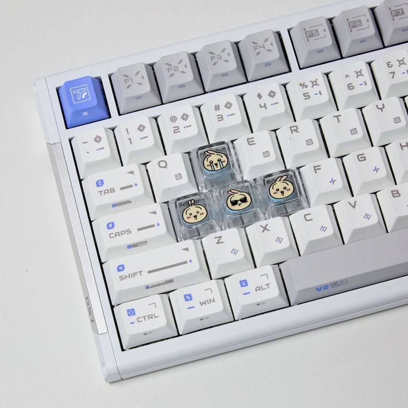 Chiikawa 4 Pcs 수제 투명 Pc 백라이트 맞 - Gaming Keyboard Nearby 리뷰 및 가격