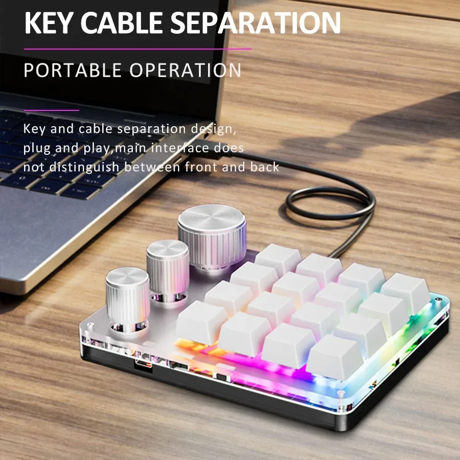 무선 블루투스 프로그래밍 매크로 사용자 정의 16Key - Gaming Keyboard Mini 리뷰 및 가격