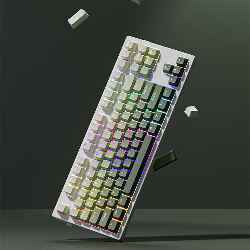 녹색 포도 이중 샷 PBT 키 캡 130 키 상단 조명 - Gaming Keyboard No Rgb 리뷰 및 가격