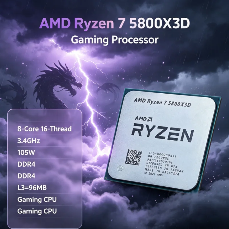 AMD R7 5800X3D 96MB CPU 프로세서 라 - Amd Cpu Ryzen 7 리뷰 및 가격